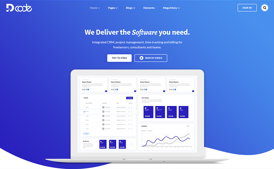 CRM Software Template